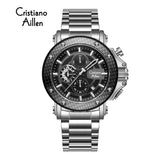 Waterproof Luxury Chronograph Watch For Men - 9842