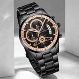 Keep n Touch Premium Moonphase Chronograph Series - For Men KnT-1025 Stainless Steel-Watch