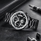 Keep n Touch Premium Moonphase Chronograph Series - For Men KnT-1025 Stainless Steel-Watch