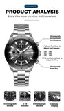 Waterproof Luxury Chrono Oversize Watch For Men - 8897