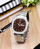 Classic Limited Day & Date Functioning Square Watch - 3239