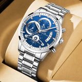 Keep n Touch Premium Moonphase Chronograph Series - For Men KnT-1025 Stainless Steel-Watch