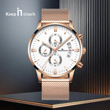 Keep n Touch Analog Watch - For Men KnT-1024 Mesh-Classic-Watch-Men