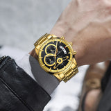 Keep n Touch Premium Moonphase Chronograph Series - For Men KnT-1025 Stainless Steel-Watch