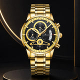Keep n Touch Premium Moonphase Chronograph Series - For Men KnT-1025 Stainless Steel-Watch