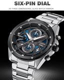 Luxury Chrono Waterproof Business Watch - 8895