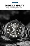 Waterproof Luxury Chrono Oversize Watch For Men - 8897