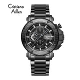 Waterproof Luxury Chronograph Watch For Men - 9842
