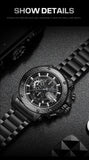 Waterproof Luxury Chronograph Watch For Men - 9842