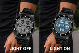 Outdoor Sports Turbo Bezel Night Raptor Digital Watch - 1191