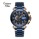 Waterproof Luxury Chronograph Watch For Men - 9842