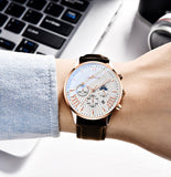 Keep n Touch Analog Watch - For Men KnT-1022 Luxury Chronograph Leather Watch
