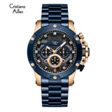 Multifunction Luxury Business Chrono Date Watch For Men - 9838