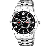 Analog Day & Date Function Stainless Steel For Men - 8188