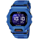 Premium Multi Function Hybrid Square Dial Watch - 1035