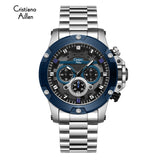 Multifunction Luxury Business Chrono Date Watch For Men - 9838