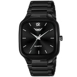 Premium Quality Square Stainless Steel Watch For Men - 8186