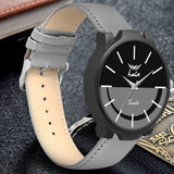 Stylish Premium Genuine Leather Analog Watch - 1047