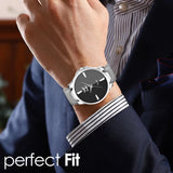Stylish Premium Genuine Leather Analog Watch - 1047